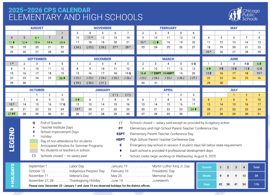 Chicago Public Schools 2025 26 Calendar Lusa Nadiya